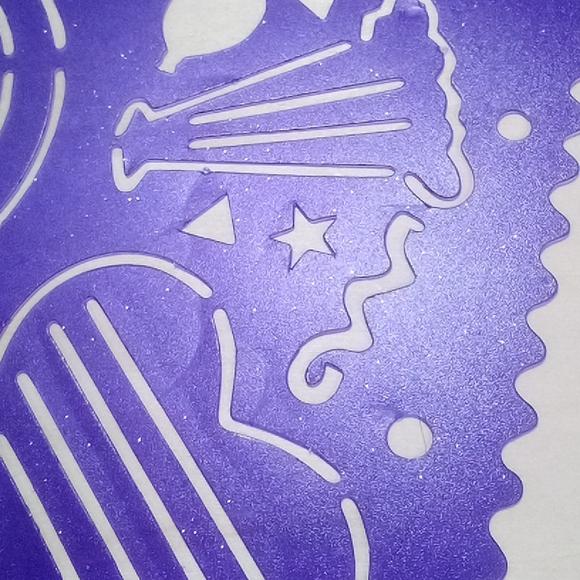 3/$15 VTG Stencil Binder Page Celebration - Picture 4 of 5